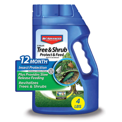 BioAdvanced 12 Month Tree and Shrub Protect and Feed, Granules
