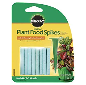 Miracle-Gro Indoor Plant Food Spikes, Includes 24 Spikes