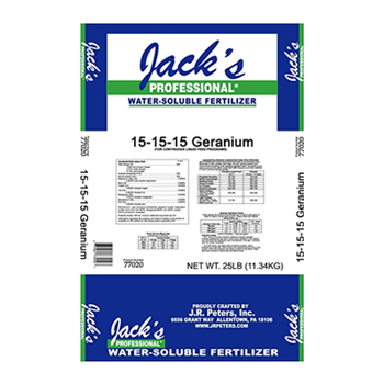 JR Peter's Jack's Professional Geranium Balanced Plant Food